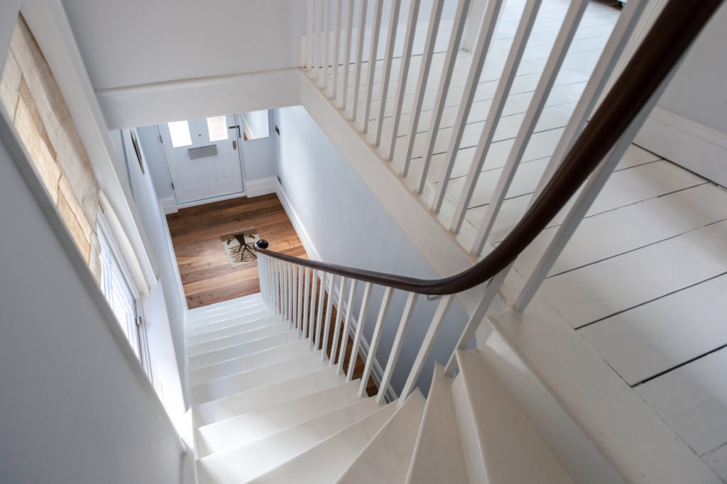 real wood stairs in a london house